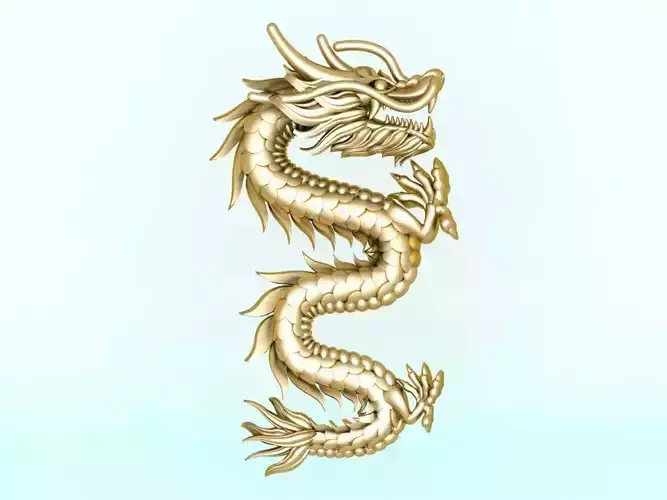 Dragon for jewelry - Dragon for ring - Dragon for pendant 3D print model