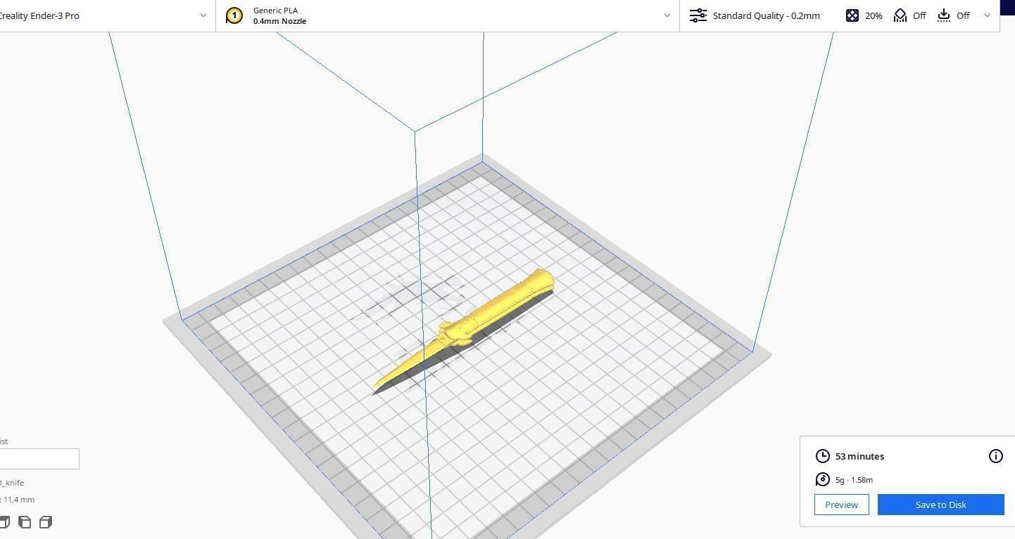 stiletto knife csgo 3D print model_11