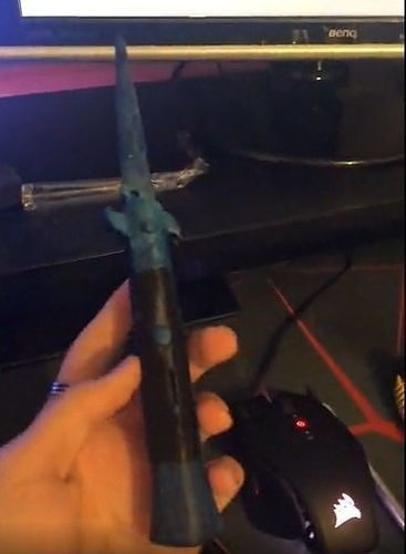 stiletto knife csgo 3D print model