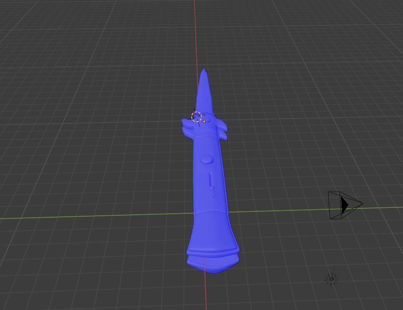 stiletto knife csgo 3D print model_5