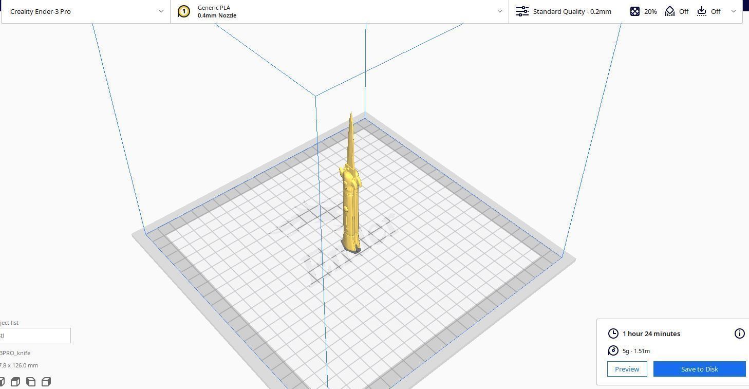 stiletto knife csgo 3D print model_10
