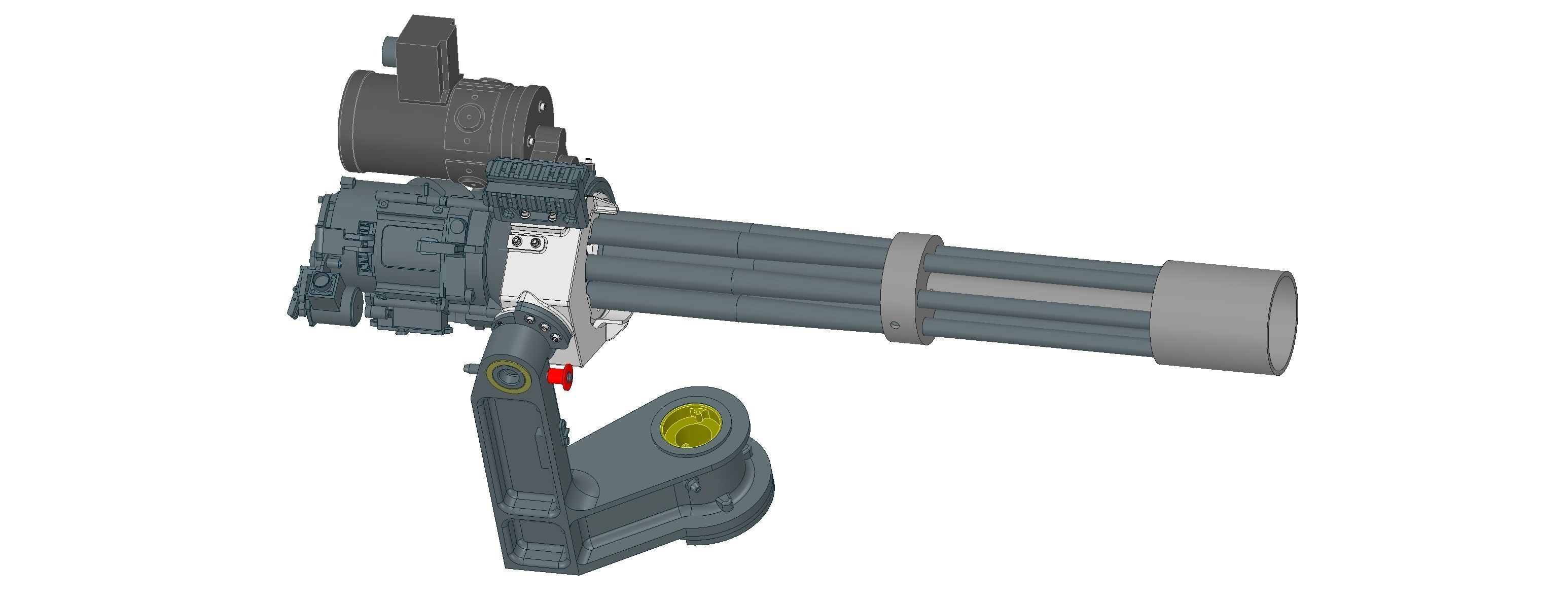 m134 minigun 3D model_3