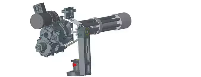 m134 minigun 3D model