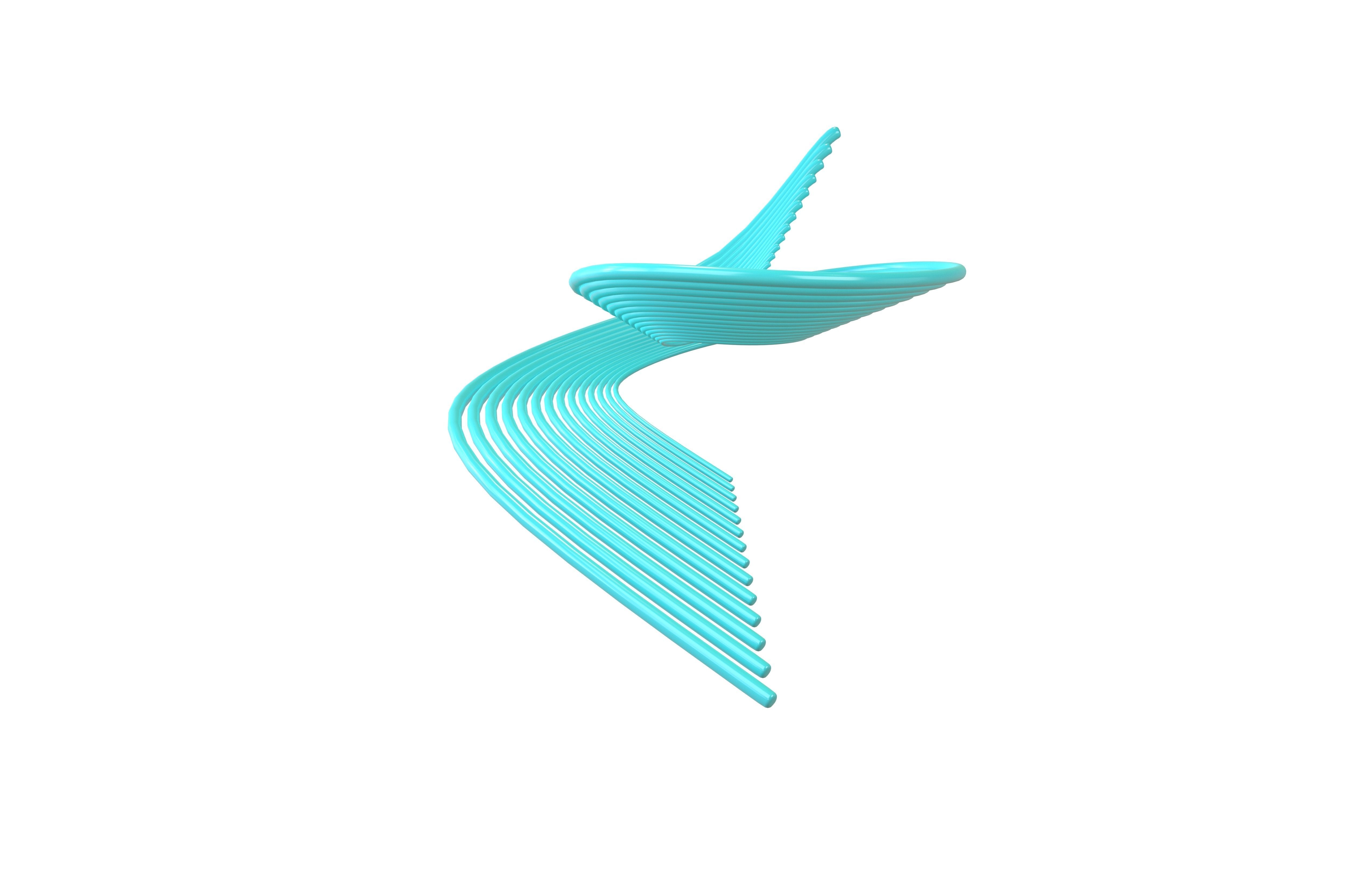 Abstract Shape v4 003 Low-poly 3D model_1