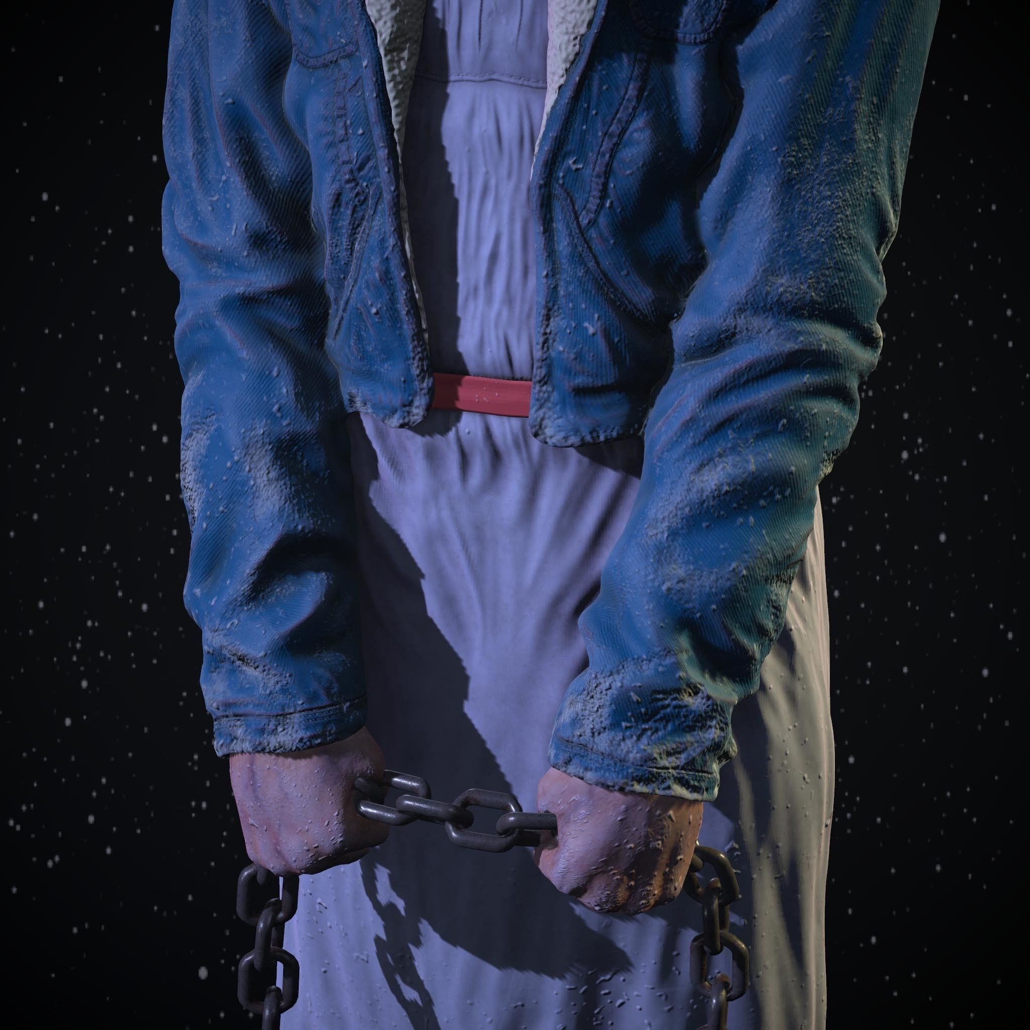 Nosferatu Girl Sculpt - 3D Print Ready 3D print model_5