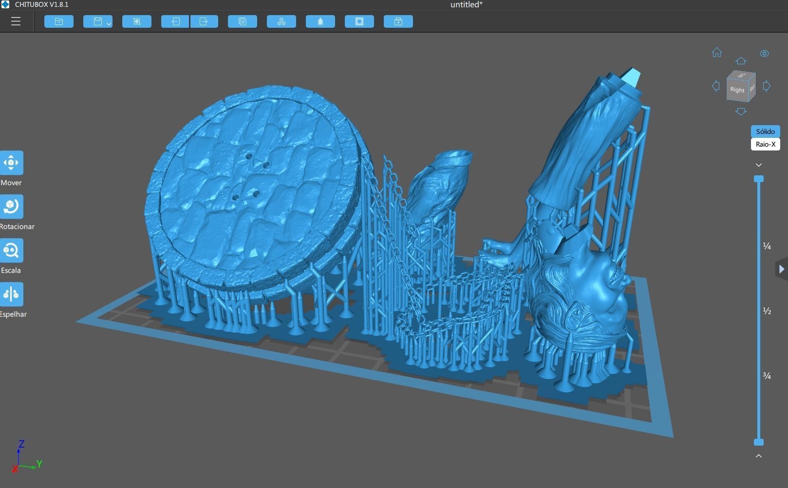 Nosferatu Girl Sculpt - 3D Print Ready 3D print model_9