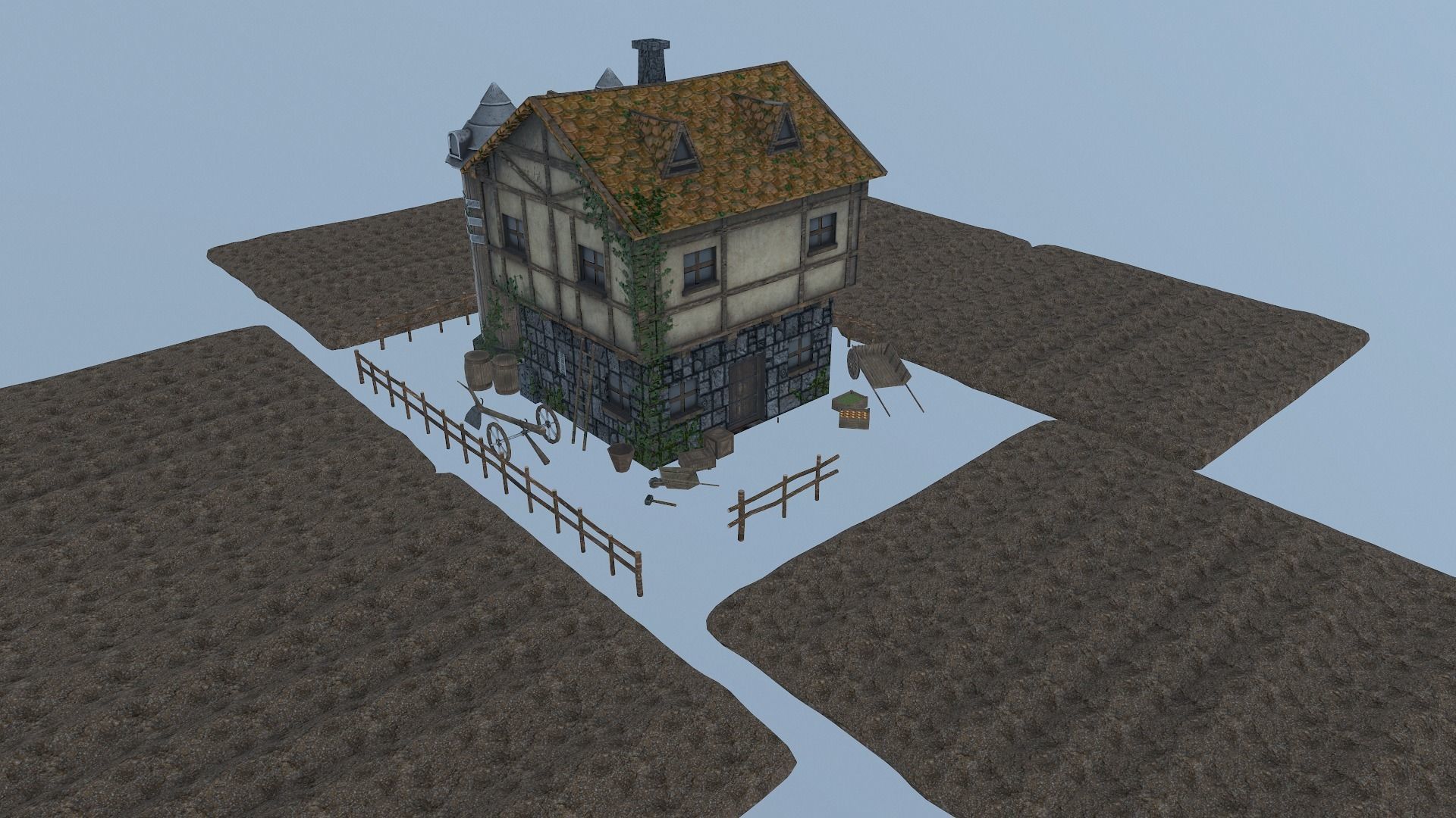  Farm House 3D model_36
