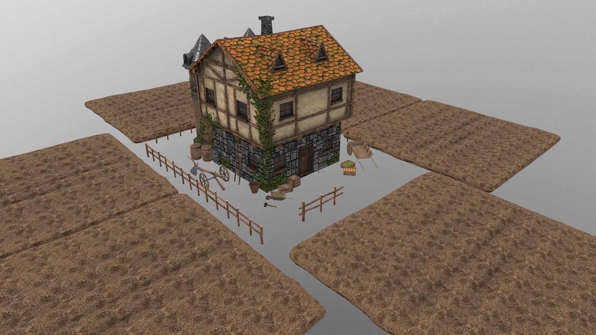  Farm House 3D model_37