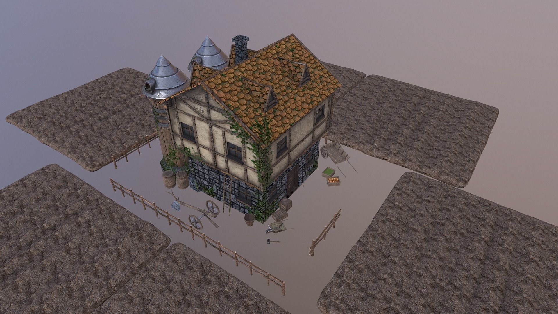  Farm House 3D model_4