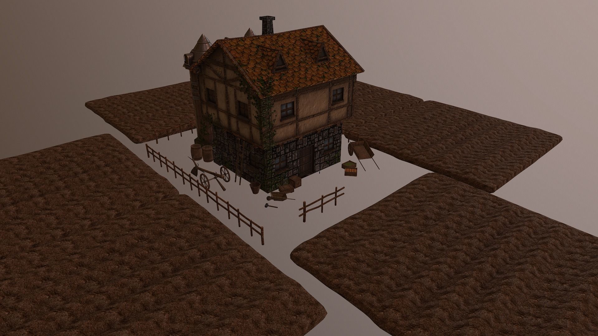  Farm House 3D model_33