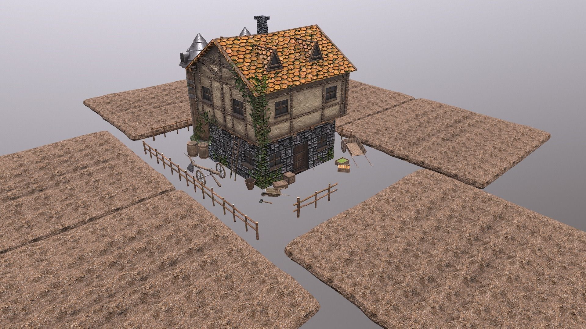  Farm House 3D model_20