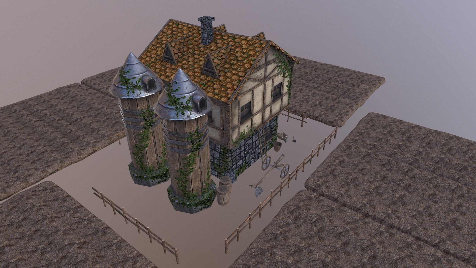  Farm House 3D model_5