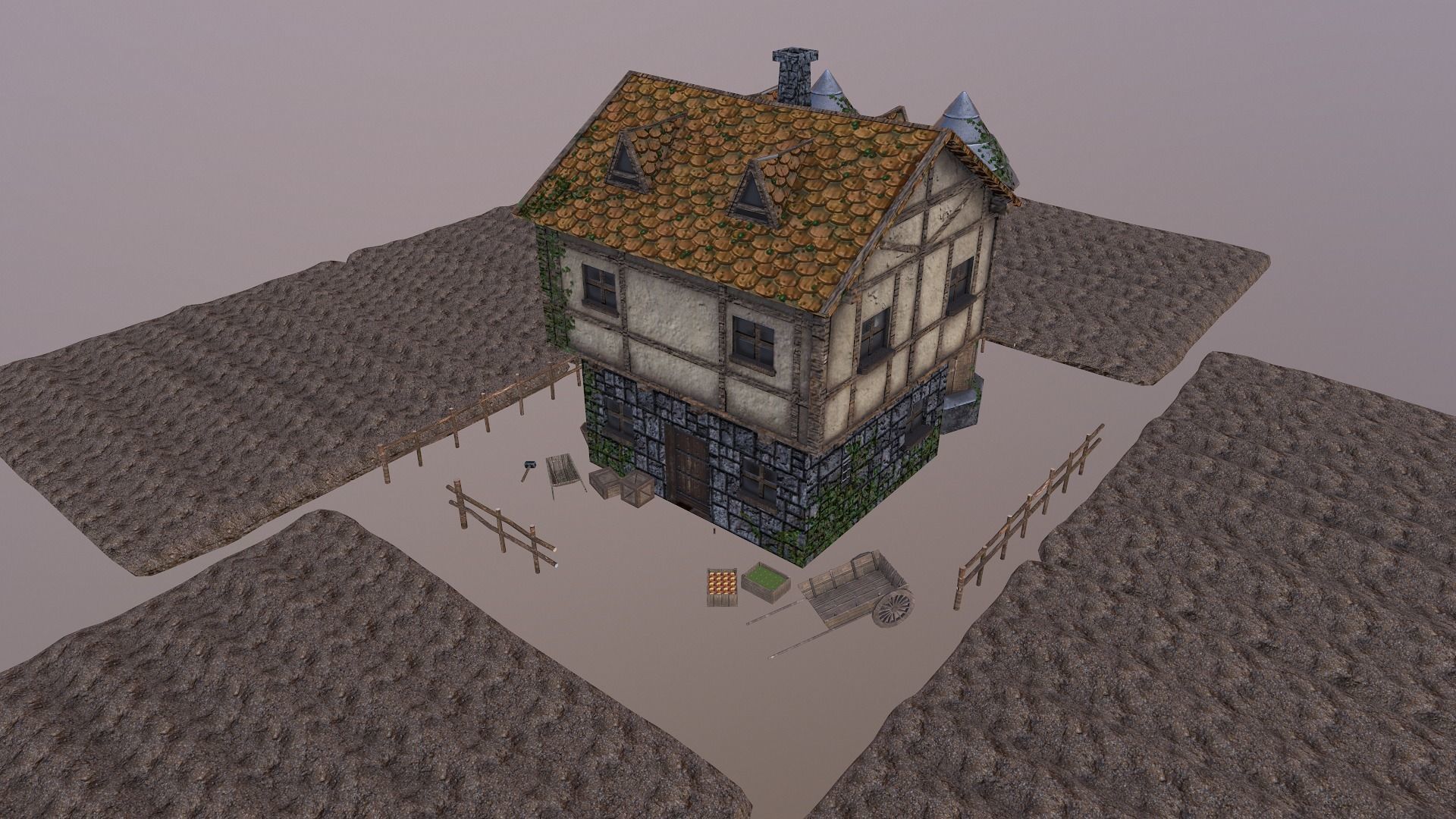  Farm House 3D model_7