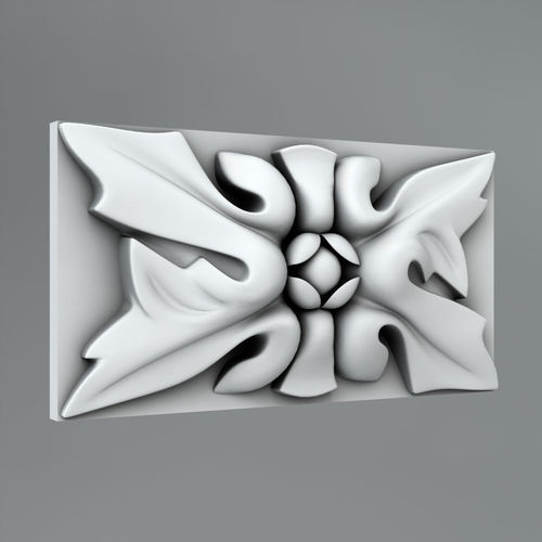 Square decoration 3D model