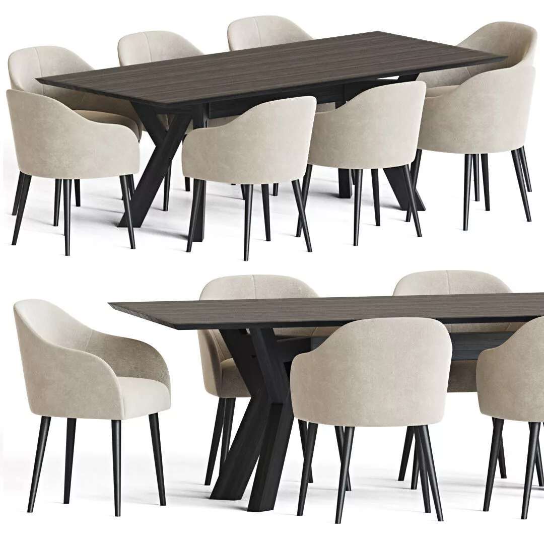 Dining Set 115 3D model