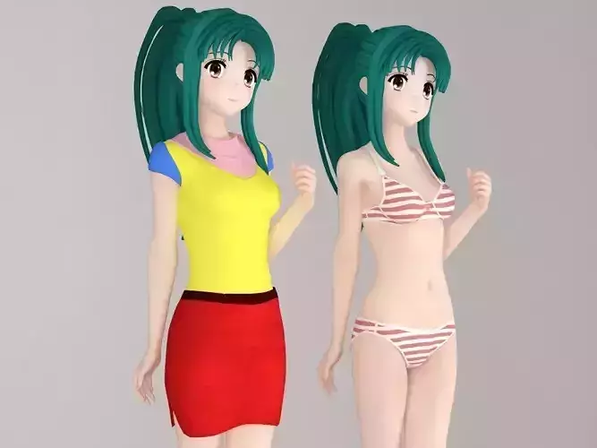 Kyoko Fubuki anime girl pose 01