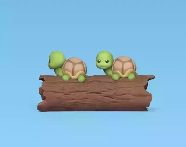 Turtles Trunk 3D print model