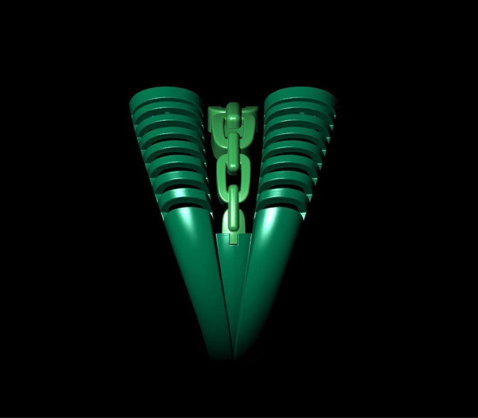 Zebra ring 3D print model_6