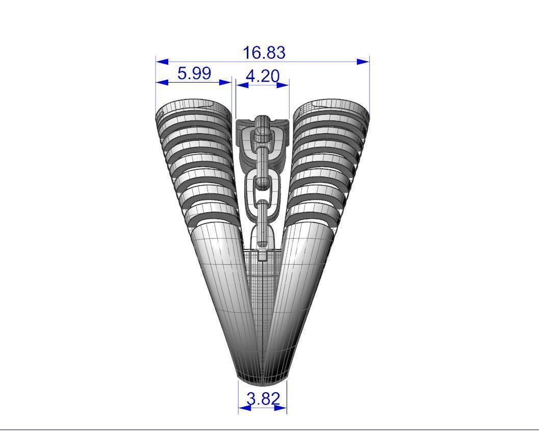 Zebra ring 3D print model_13