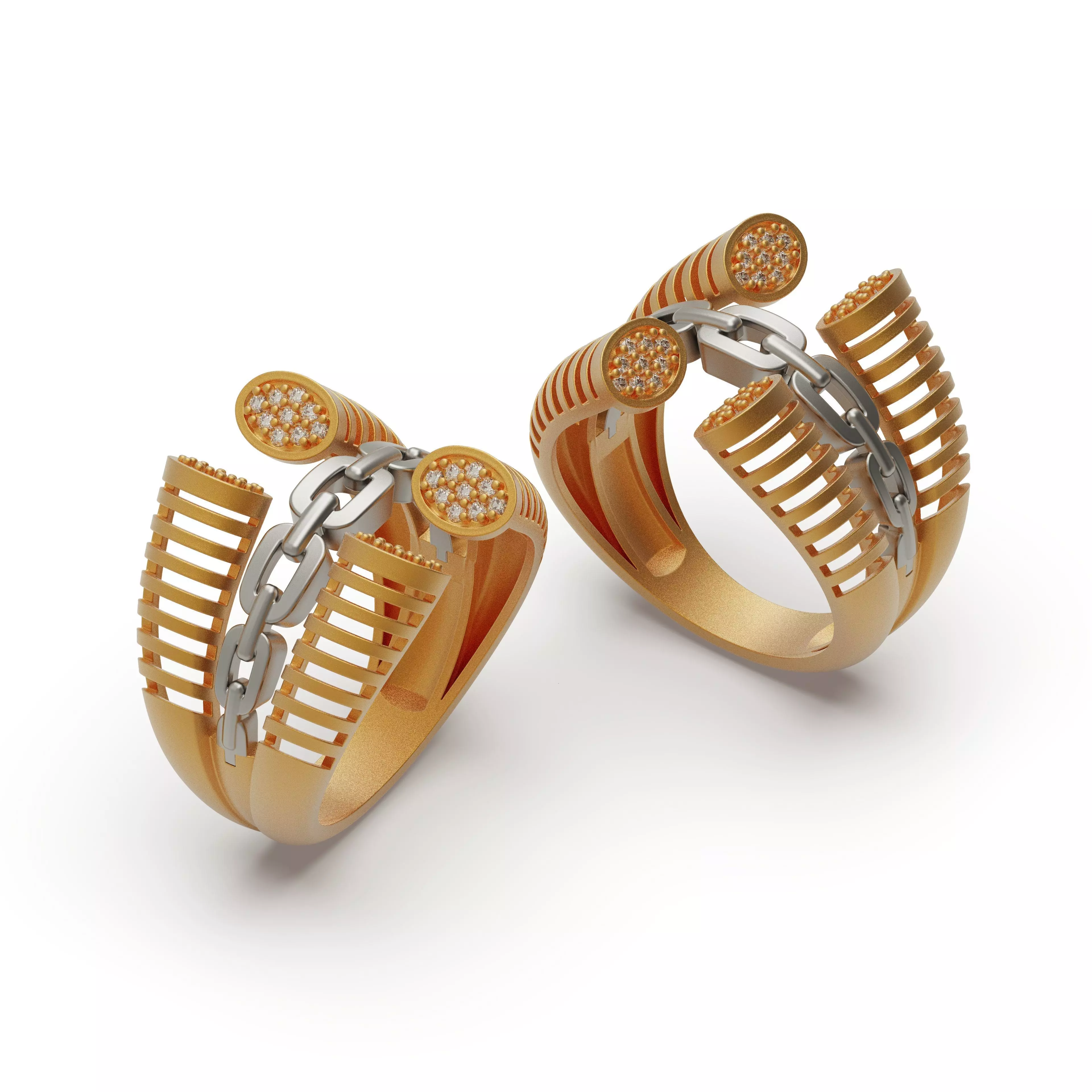 Zebra ring 3D print model_0