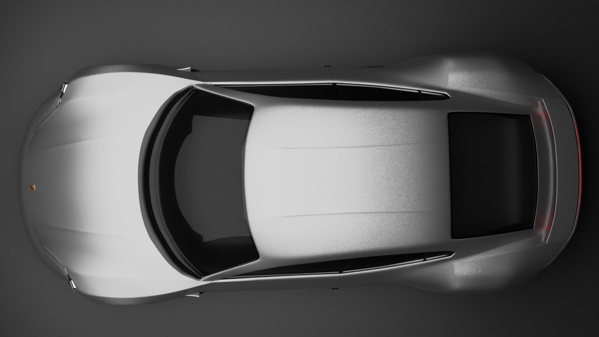 Porsche mission e Low-poly 3D model_11
