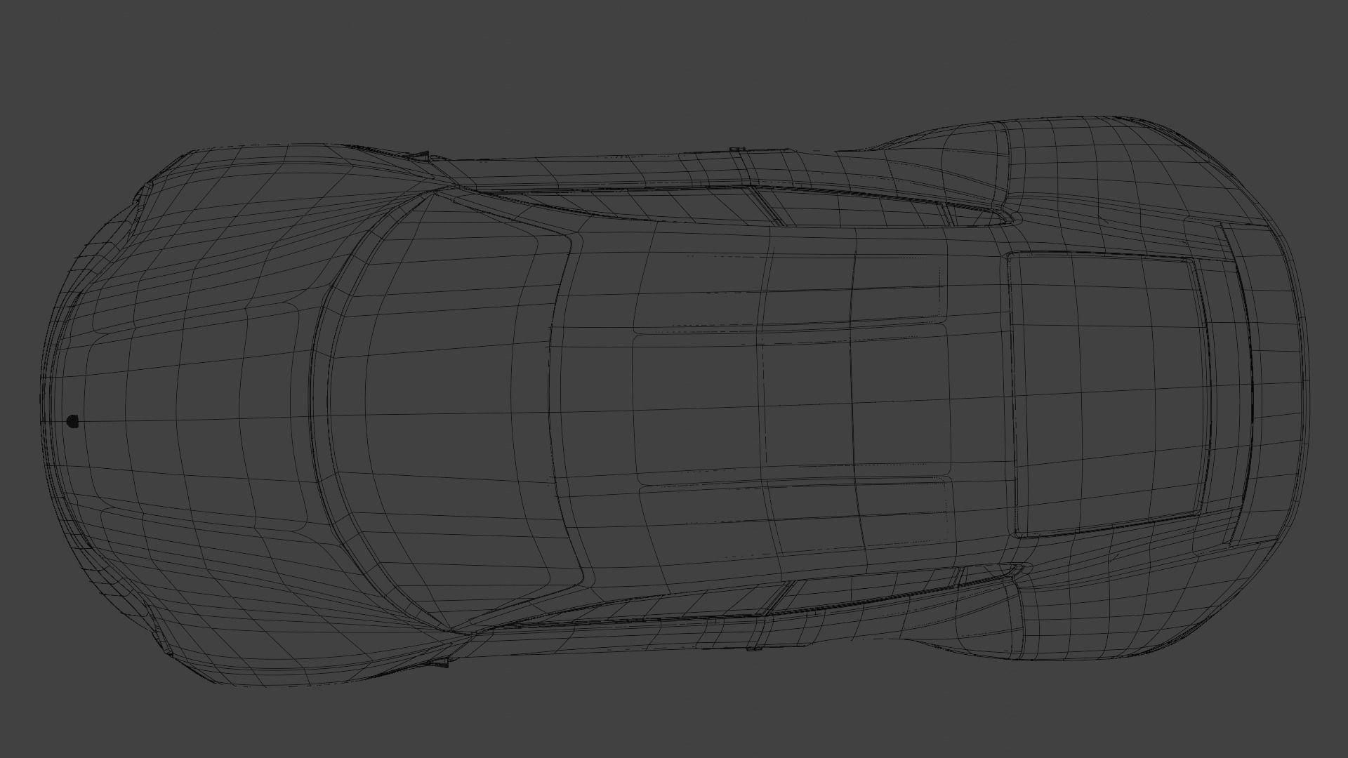 Porsche mission e Low-poly 3D model_5