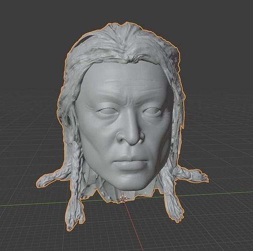Shang Tsung Head - MK11 Model 3D print model