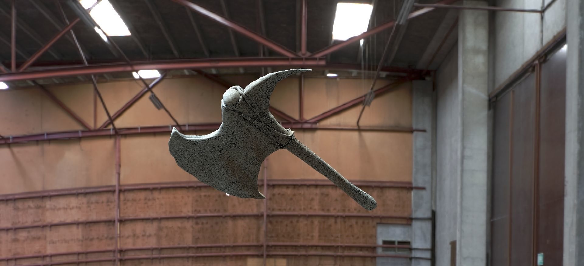 Bronze Age Axe 3D model_2