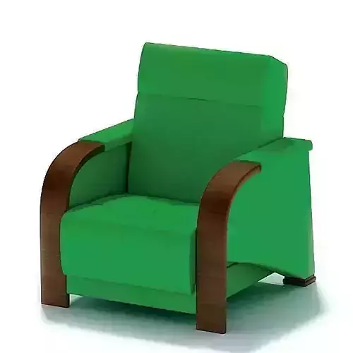 Green Classic Armchair