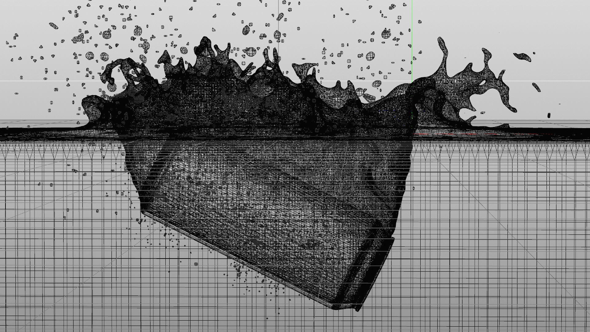 Tank Splash Animated 3D model_8