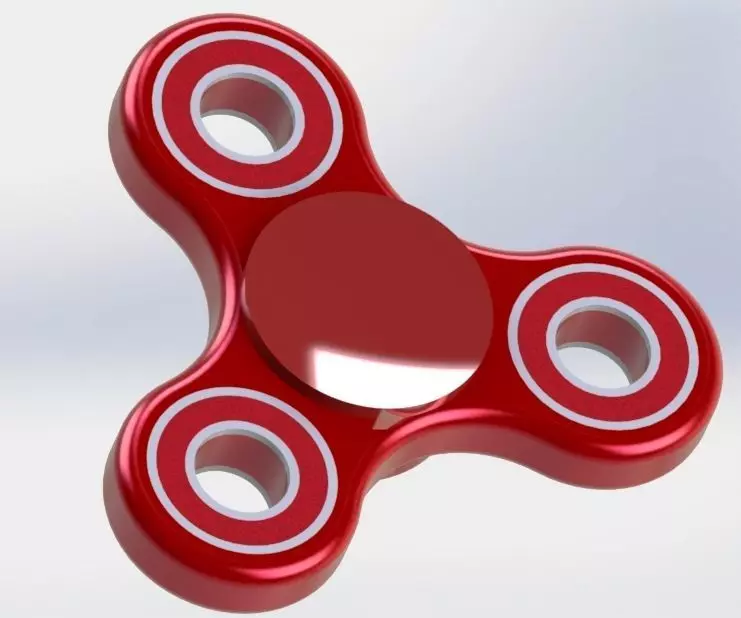 fidget spinner 3D print model_0