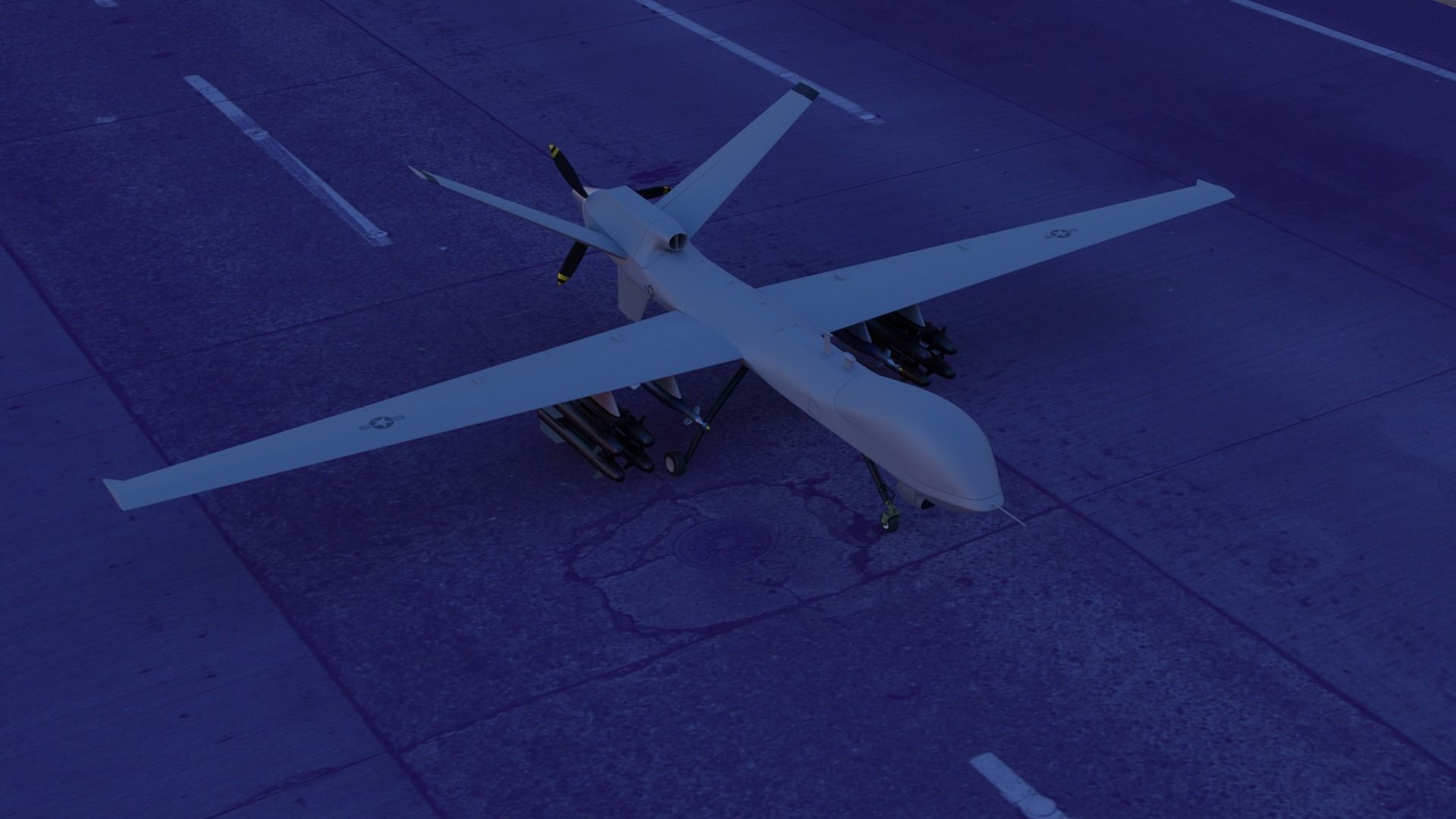 mq-9 reaper  3D model_4