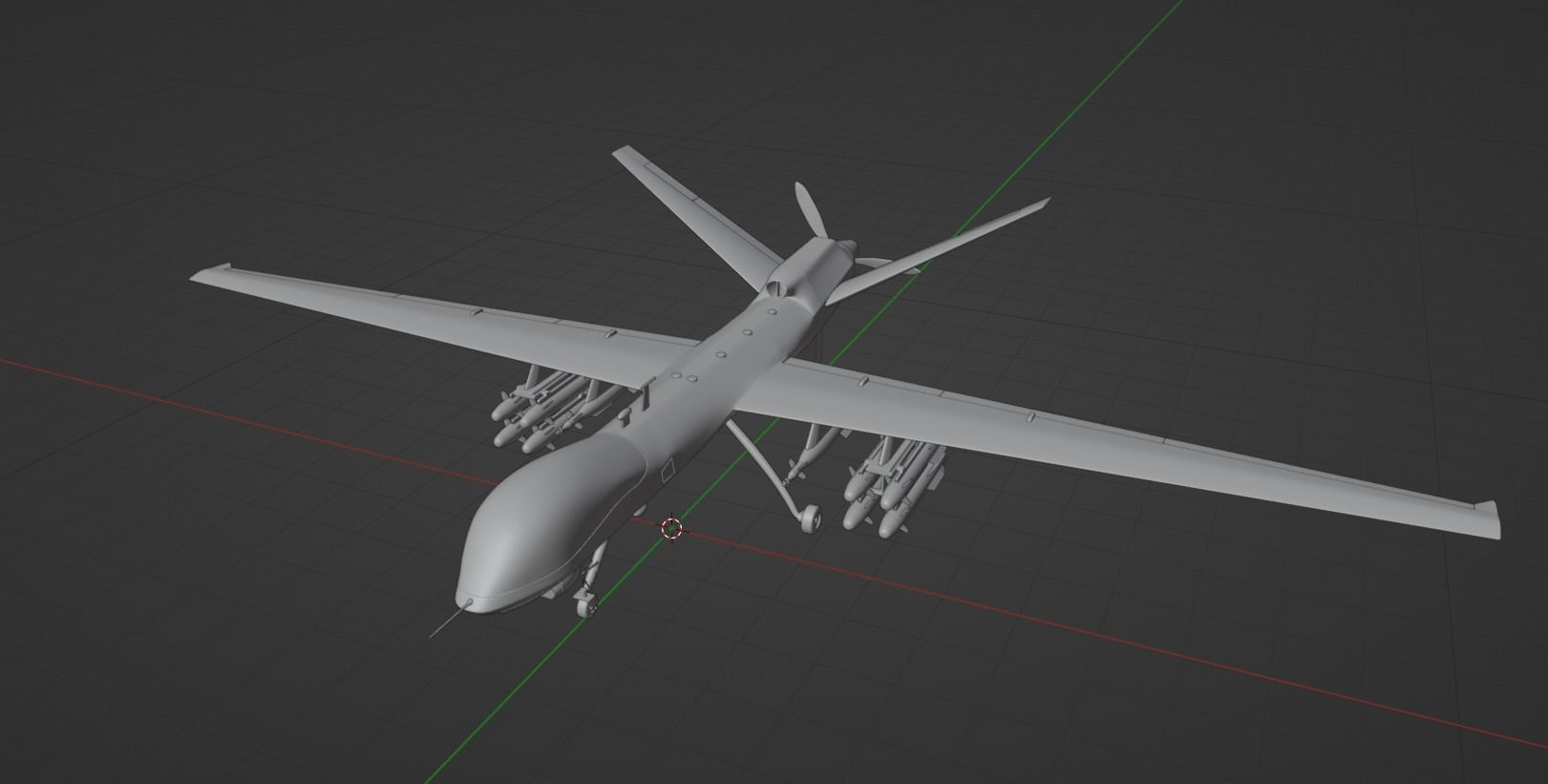 mq-9 reaper  3D model_6