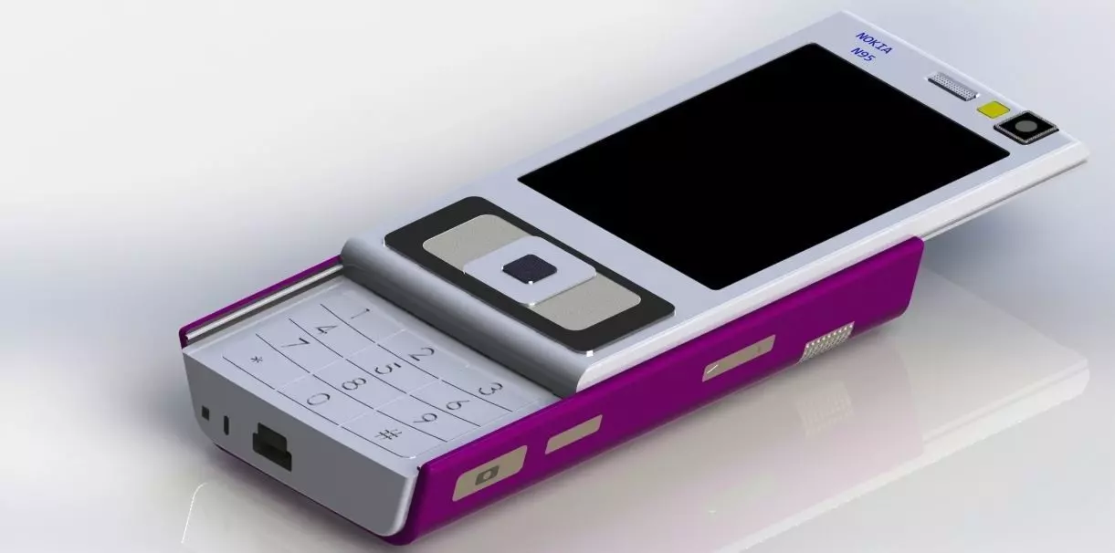 Nokia N95  3D print model_0
