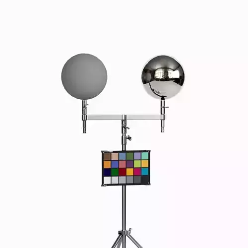 Color Checker with Chrome and Grey Ball