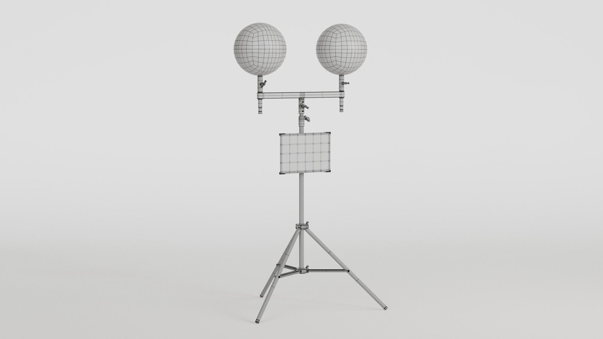 Color Checker with Chrome and Grey Ball 3D model_7
