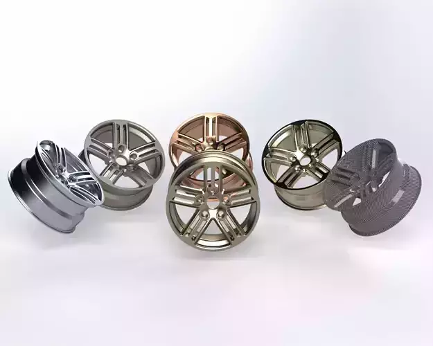 17 INCH WHEEL TALLADEGA Free 3D print model