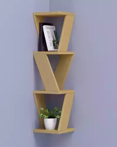 Shelving loft 3D model