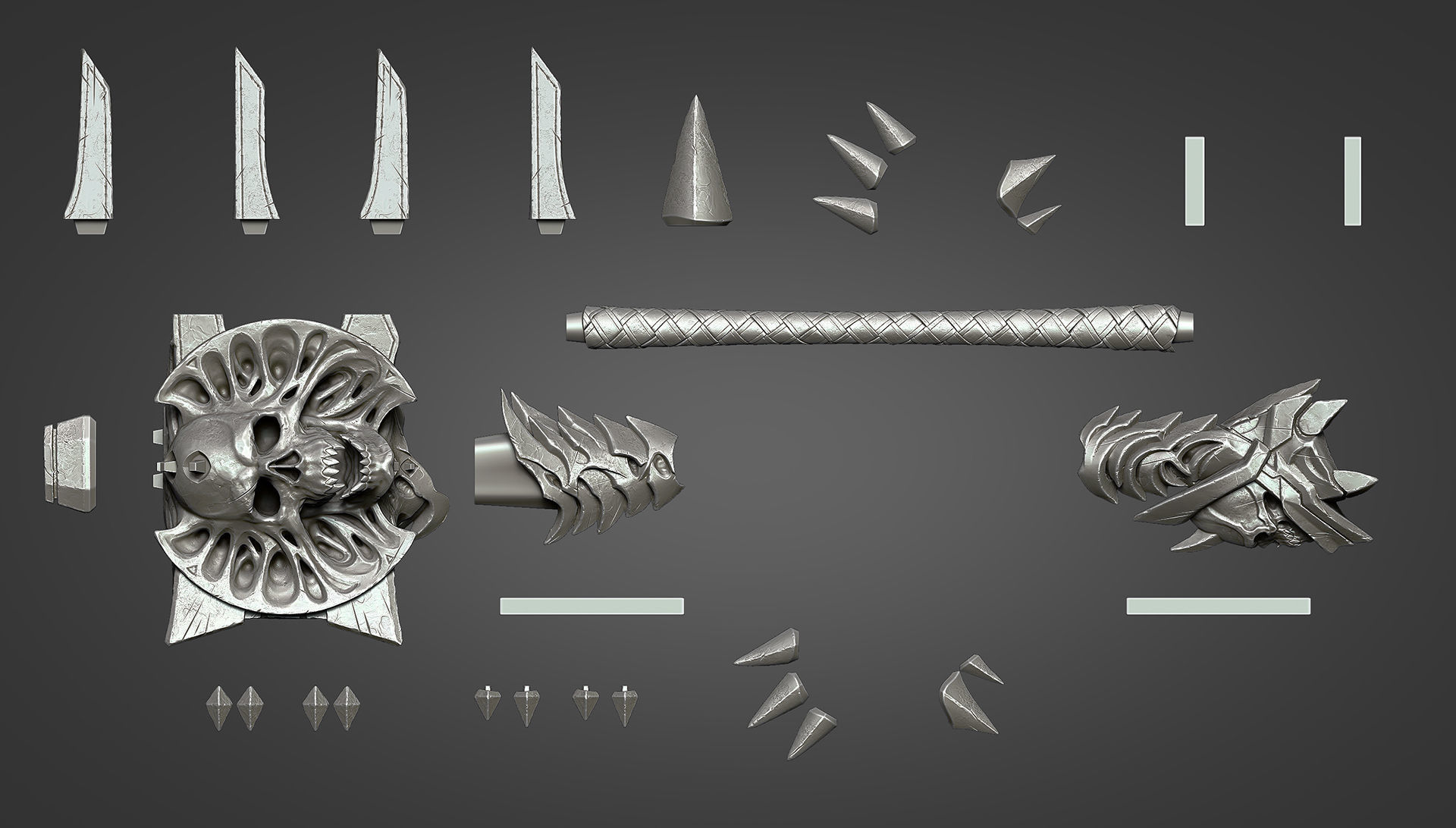 Bolvars Hammer 3D print model_7