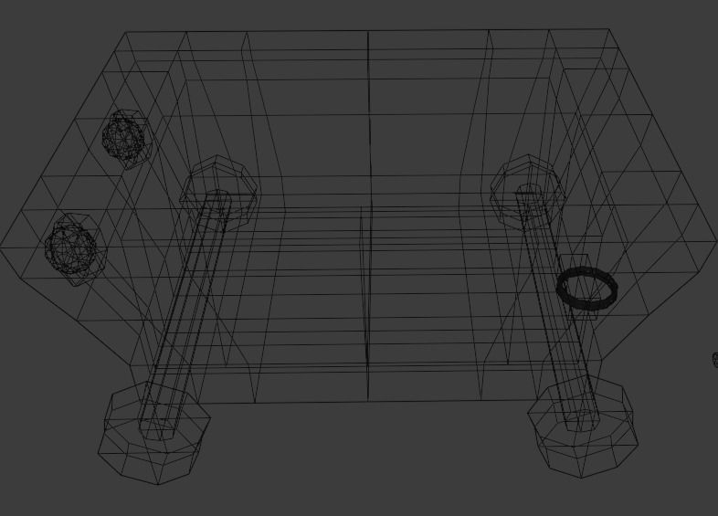 Mine tools and crystals Low-poly 3D model_10