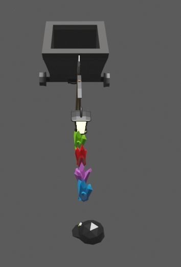 Mine tools and crystals Low-poly 3D model_6