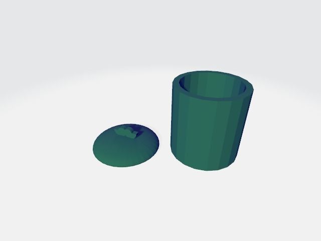 Mustache Trinket Box with lid 3D model_1