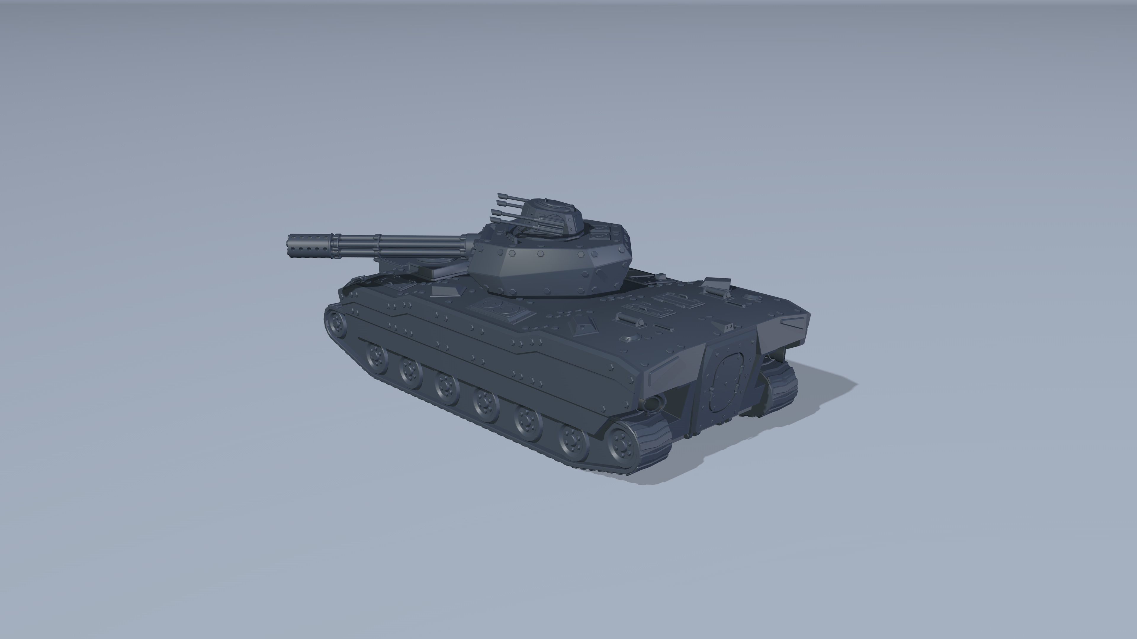 A set of armored infantry vehicles Low-poly 3D model_6