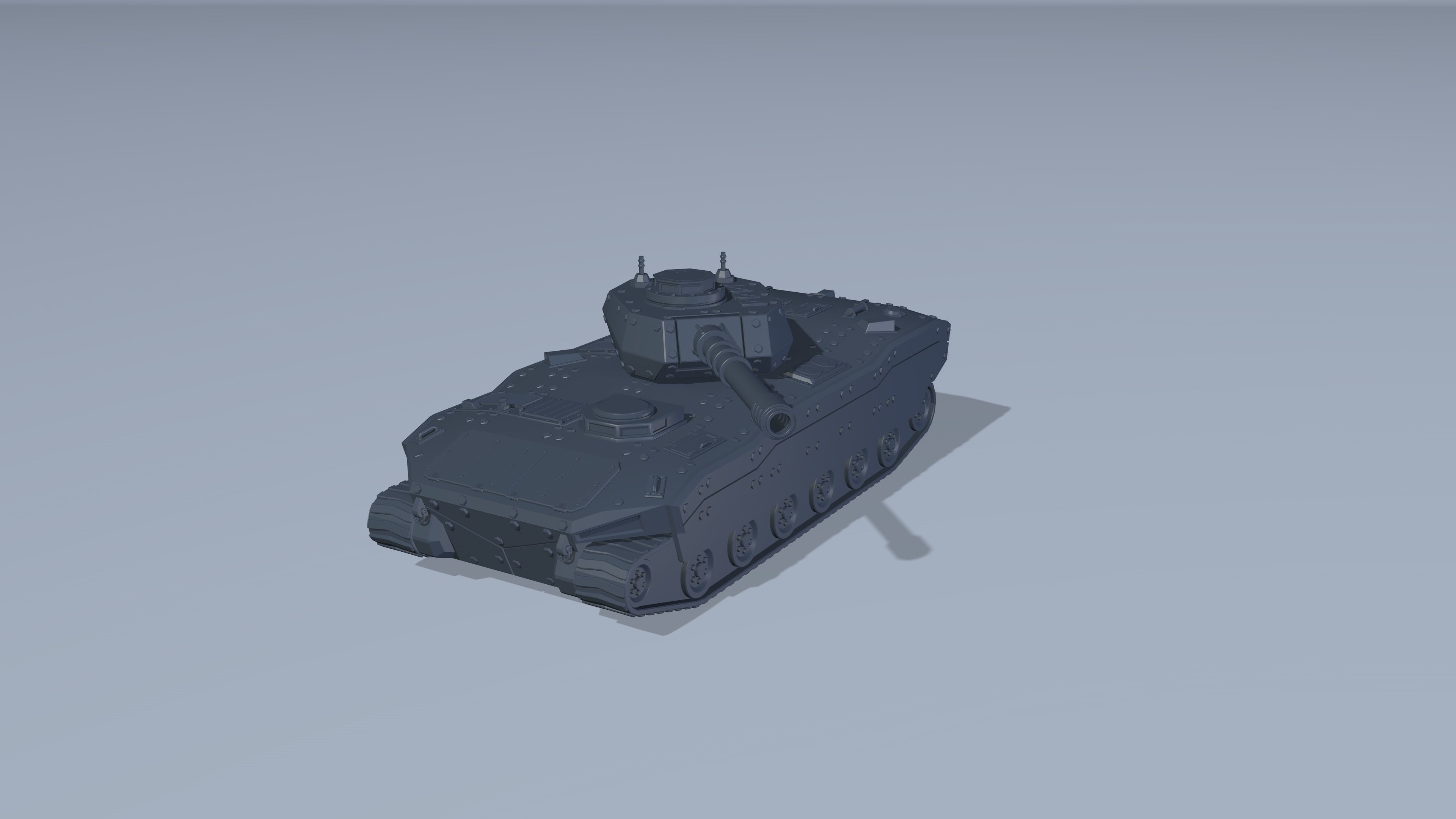 A set of armored infantry vehicles Low-poly 3D model_8