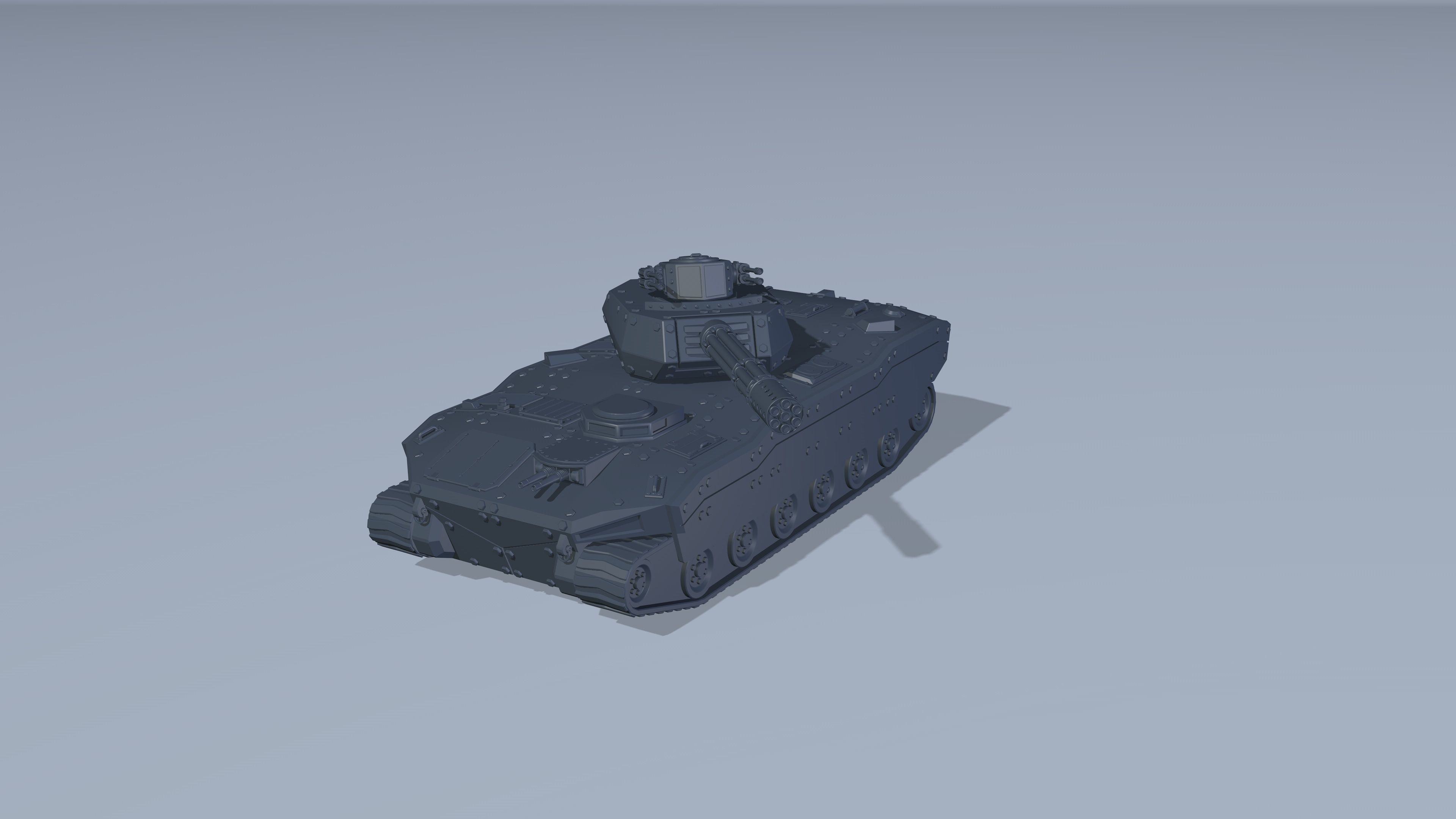 A set of armored infantry vehicles Low-poly 3D model_5