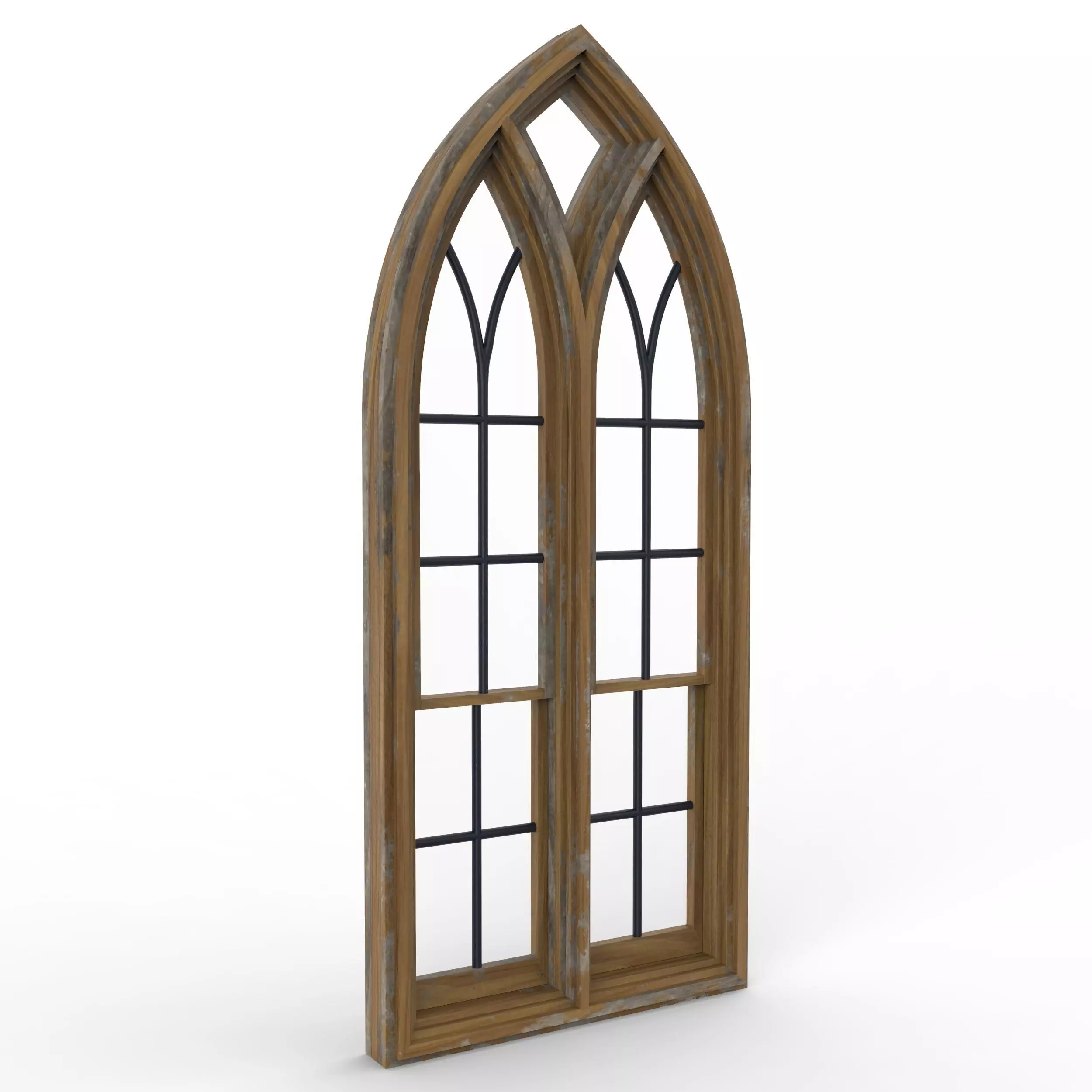 Castle window 3D model_0