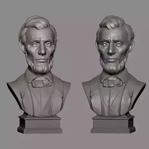 Abraham Lincoln 3D print model