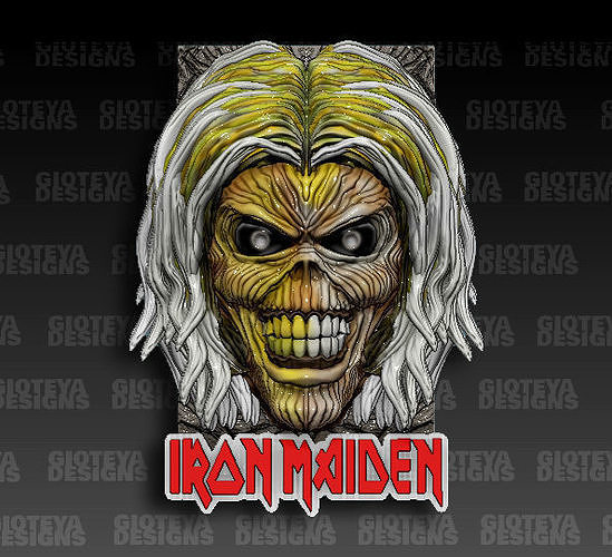 IRON MAIDEN Killers 3D model