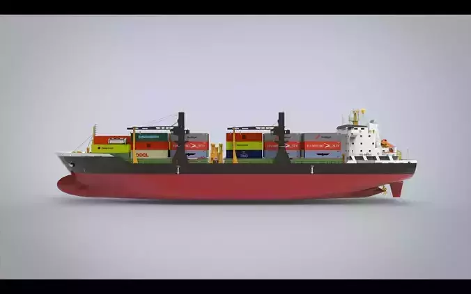 Cargo Container Ship