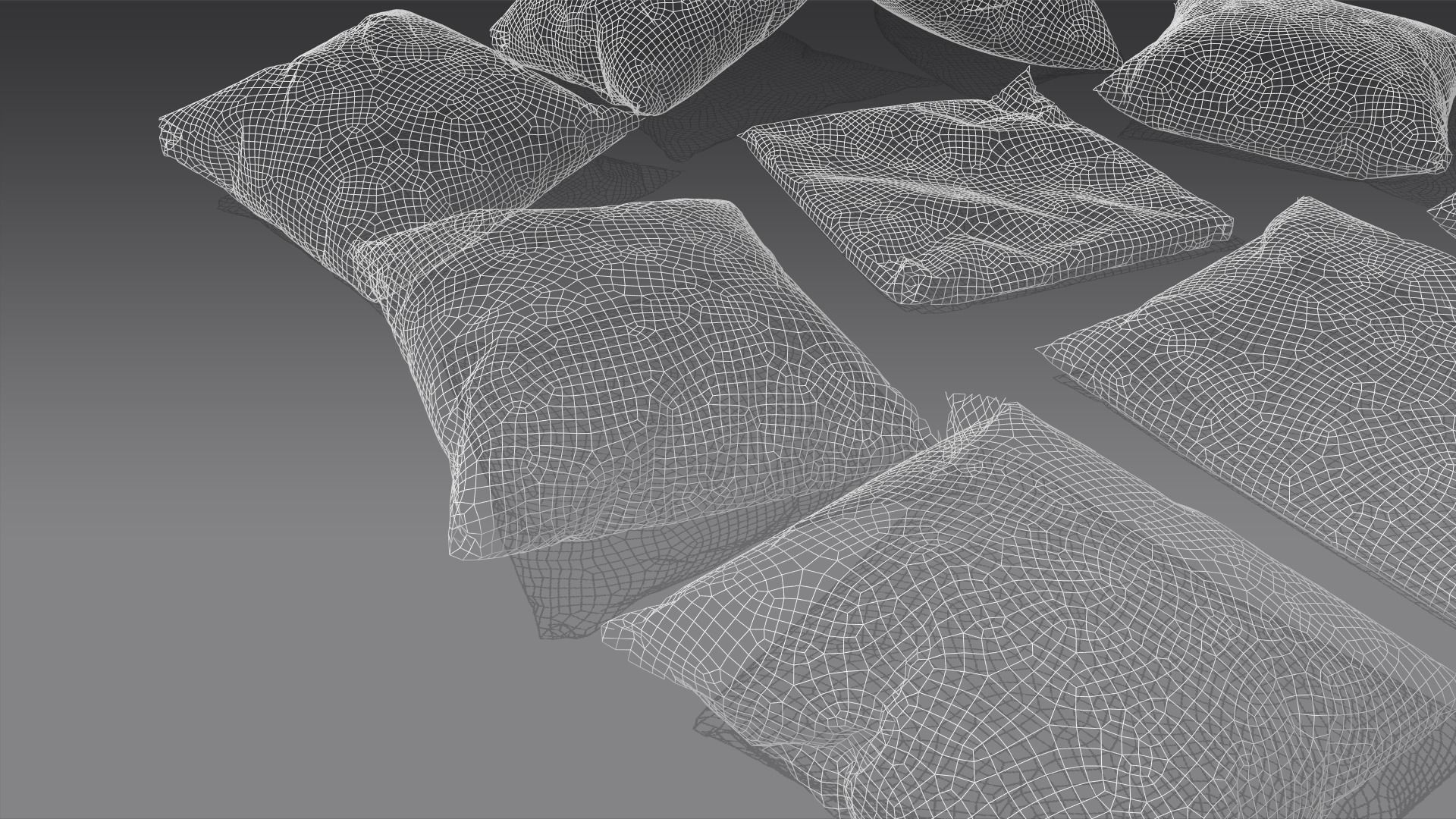 Pillows collection - pillow 3D model_12